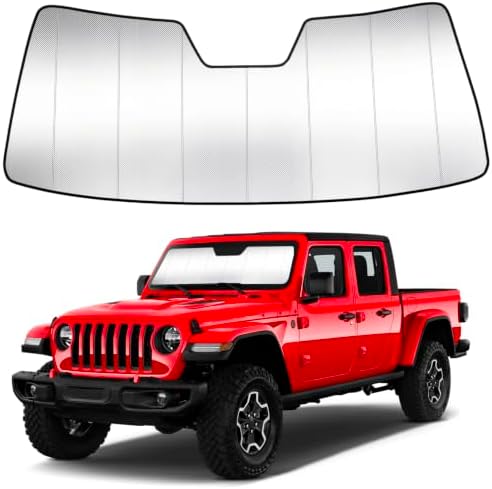 Windshield Sun Shade for Jeep Wrangler JL JLU 2018-2026 by LungsiMotor