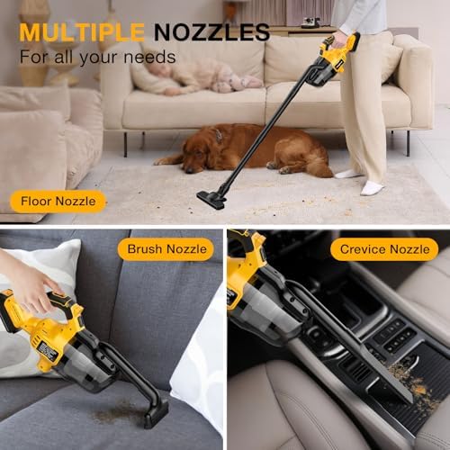 Cordless Vacuum Cleaner for Dewalt 20V MAX Battery 100AW Suction HEPA - Image 5