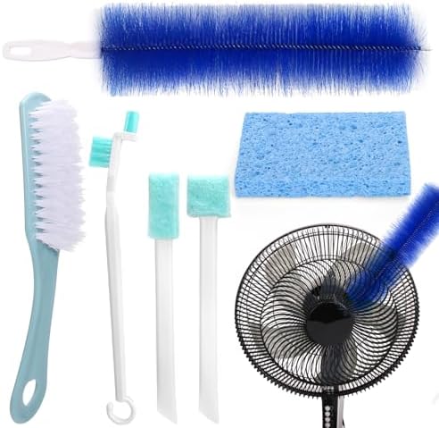 XANGNIER Fan Cleaning Brush Dust Removal Tool Kit,Bendable,6 Pcs by XANGNIER
