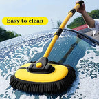 BMLEI Car Wash Brush with Long Handle, Cleaning Mop Car Wash Kit,Yellow - Image 6