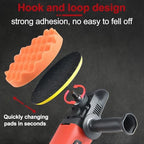AOBEN Rotary Buffer Polisher,1200W 6-inch/ 7-inch Car Buffer,Car Polisher Waxer Kit with 6 Variable Speed 1000-3500RPM & 4 Polishing Pads,Detachable Handle for Boat,Car Polishing and Waxing - Image 3