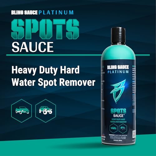 Bling Sauce Platinum Spots Sauce, Heavy-Duty Hard Water Spot Remover for Cars, Trucks, SUVs, 24oz. - Image 2