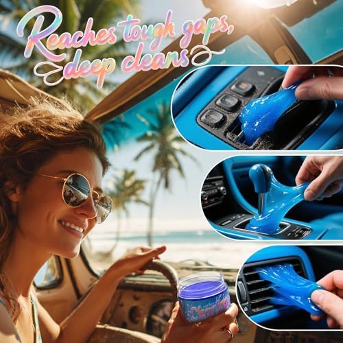 ASFSKY Car Cleaning Gel Cleaning Putty Universal Cleaning Gel Blueberry - Image 5