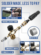 MEKOH Foam Cannon for Pressure Washer, 1/4" Quick Connect Car Wash Foam Gun - Image 2