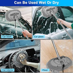 THINKWORK Car Wash Detailing Kit with 62'' Car Wash Mop & Detailing Brushes - Image 4