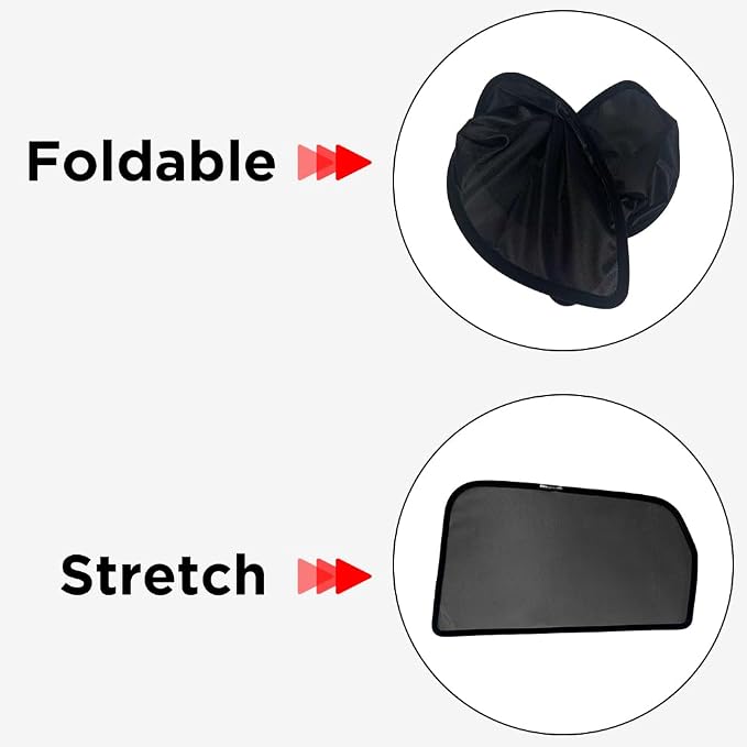 FEISHILINIYA Magnetic Rear Side Window Sunshades for Mazda CX5 (2017-2025) Polyester Privacy Curtains with Buckle for Side Passenger for CX-5 Accessories - Image 7