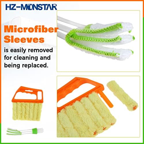 3Pcs Window Venetian Blind Cleaner Duster Tool for AC Duster Dirt - Image 4