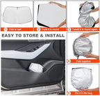 Foldable Front Windshield Sunshade fit for Nissan Rogue 2021-2026 - Image 7