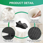 Extra-Large 27° Degree Memory Foam Ergonomic Prone Couples Pillow for Intimacy - Image 4