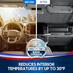 Motor Trend Freedom Windshield Sun Shade for Car Windshield 250 USA Anniversary Patriotic Accordion Fold Sunshade Protection Heat Blocker Foldable Windshield Cover Truck SUV 4th of July Memorial Day - Image 4