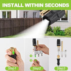3 in 1 Downstream Soft Wash Nozzle, M5 Twist Nozzle Shooter Tips - Image 5