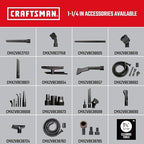 CRAFTSMAN CMXZVBE38662 1-1/4 in. Car Cleaning Wet Dry Vac Attachment Kit - Image 5