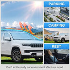 Windshield Sun Shade Sunshade for Jeep Wagoneer 2022-2026 - Image 6