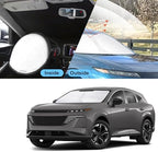 TINGLU Sun Shade for Nissan Murano 2025 2026 Accessories Windshield Sun Shade Window Shade UV Rays Protection Sun Visor Cover with Steering Wheel Sunshade Storage Bag - Image 6