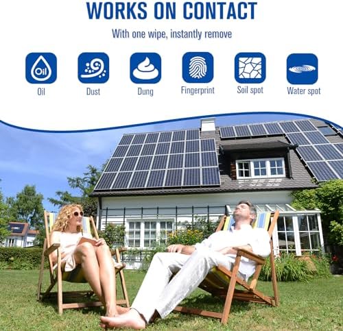 Teexpert Solar Panel Cleaner (32oz Makes 150 Gallons), Ultra Concentrated Glass & Solar Panel Cleaning, Pro Streak-Free Ultra Quick Dry Remove Dirt, Dust, Droppings, Oils, Fingerprints & Water Spots - Image 4