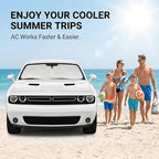 Windshield Sun Shade for Dodge Challenger 2015-2023 Sunshade Front Window Shade Custom Fit Challenger Accessories Sun Visor Foldable Shade Blocks UV Rays Accessories - Image 4