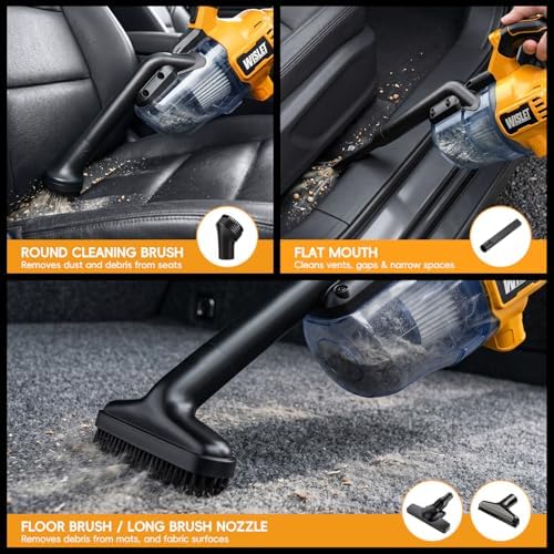 Cordless Handheld Vacuum Cleaner Compatible with DeWalt 20V Battery - Image 6