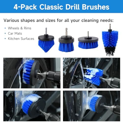 36Pcs Car Detailing Kit, Car Detailing Brush Set, Car Cleaning Kit, Auto Detailing Tools for Interior Exterior Wheels, Professional Car Wash Accessories with Windshield Cleaning Tool and Storage Box - Image 3