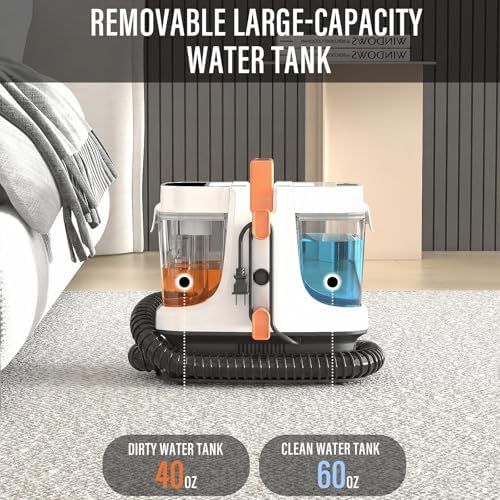 Starrybot Upholstery Cleaner Machine, 18Kpa Pet Stain Extractor(white) - Image 4