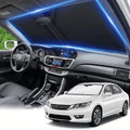 Windshield Sun Shade for Honda Accord 2013-2017 Sunshade Front Window Shade Custom Fit Accord Accessories Sun Visor Foldable Shade Blocks UV Rays Accessories by AuyNeas