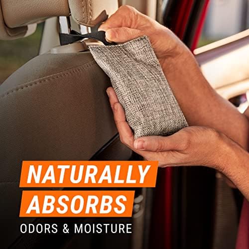 Armor All Fresh FX Charcoal Bag Deodorizer (9 Count) - Charcoal Deodorizer Bags for Cars, Natural Bamboo Car Air Freshener - Image 4