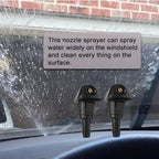 Front Windshield Washer Nozzles Kit forHonda Acura Civic 87-05, CRV 96-11,HR-V 99-06,Accord 03-08,RSX 02-06,TSX 04-06 Replaces 76810-SWA-E01 Wiper Spray Washer Jet with 3M Fluid Hose & 6 Connectors - Image 5