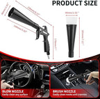 HANDY High Pressure Car Interior Cleaning Gun Interior Dryer Hair Dryer Car Detail Gun Fast Drying Blows Away Dust and Dirt Using Air - Image 2