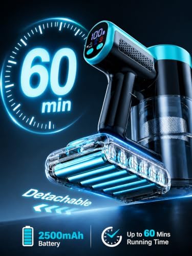 Cordless Vacuum Cleaner, 500W 55KPa 10-in-1 Self-Standing Stick Vacuum with Smart LED Display, Vacuum Cleaners for Home, Pet Hair, Carpet, Hard Floors and Car - Image 3