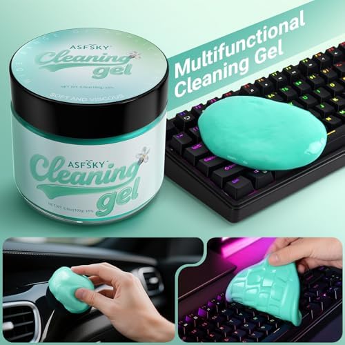 ASFSKY Car Cleaning Gel Universal Cleaning Putty Aromatherapy Scent 4 Pack - Image 6
