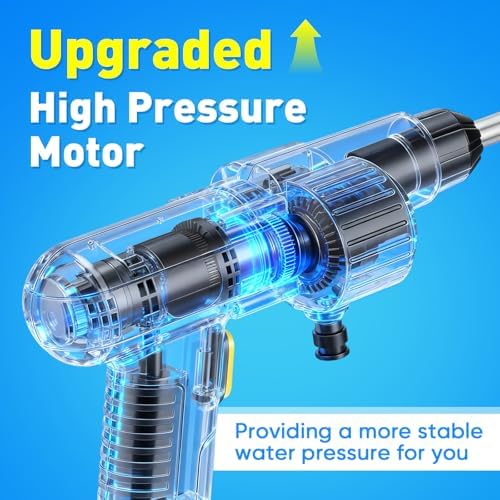 Portable Cordless 600PSI Pressure Washer, 6-in-1 Nozzle with Jet Nozzles - Image 6