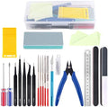 21Pcs Modeler Basic Tools Craft Set Hobby Building Tools Kit for Assembling Miniatures Mecha Car Model Building by Rustark