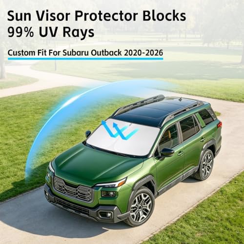 Windshield Sun Shade for Subaru Outback 2020-2026 Sunshade - Image 2