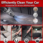 63PCS Car Wash Cleaning Kit,Car Wash Brush with Long Handle,Car Detailing Kit with Foam Gun,Car Cleaning Supplies,Handheld Vacuum, Car Detailing Kit (63PCS) - Image 5