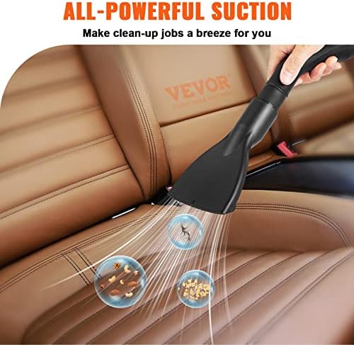 VEVOR 2.6-Gallon 2.5 Peak HP Wet Dry Shop Vacuum with Blowing Function - Image 2