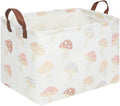 Rectangular Baby Laundry Basket,Mushroom Basket,Collapsible Waterproof Kids Toys Storage box,kids gift hamper,Toy Bins,Baby Room Decor(Mushroom) by FXOCSHE