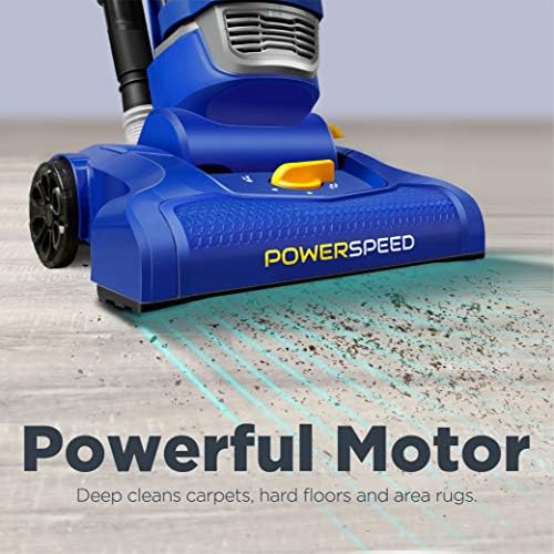 Eureka NEU182A PowerSpeed Lightweight Bagless Upright Vacuum Cleaner, Blue, Lite - Image 2