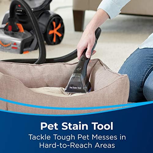 Bissell ProHeat 2X Revolution Pet Full Size Upright Carpet Cleaner, 1548F, Orange - Image 5
