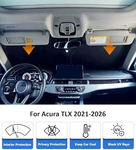 Windshield Sun Shade for 2021-2026 Acura TLX Accessories - Image 2