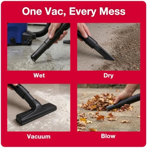 Koblenz WD-12 L4 Wet Dry Vacuum Cleaner, 12 Gallon 5.5 PHP - Image 3