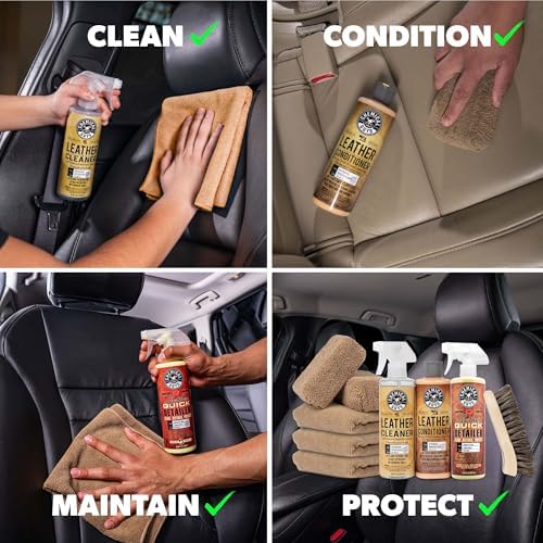Chemical Guys, 9-Piece Leather Cleaner & Conditioner Kit for Car Interiors - Image 4