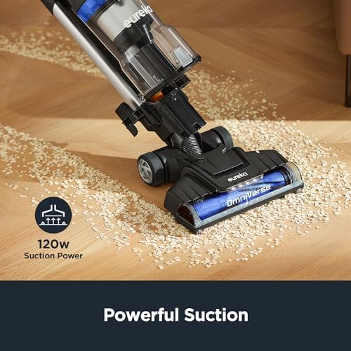 Eureka Lightweight Household Upright Vacuum Cleaner for Carpet and Hard Floor,Powerful Bagless Vacuum Cleaner for Whole House,OmniVerse NEU801BL with QuickShift Technology,Blue - Image 4