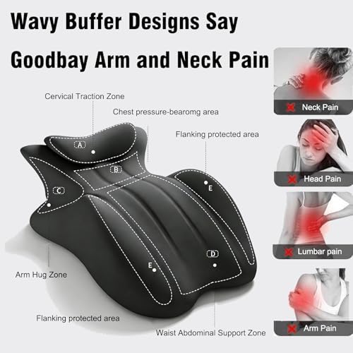 Multi-functional Ergonomic Memory Foam Wedge Pillow, 27° Angle Perfect Position Instant Intimacy Couples Pillow, Wedge Memory Foam Butt Cushion, Provides Waist and Neck Support for Neck Pain Relief. - Image 3