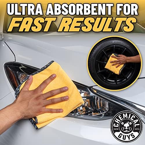 Chemical Guys Professional Grade Premium Microfiber Towels for Cars,Gold,16" x 16",Ultra-Soft and Scratch-Free Car Detailing Cloths for Trucks,Motorcycles,and More,(Pack of 6) - Image 3