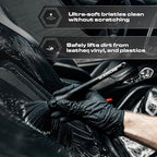 Blackline Car Detailing Brush Set, 2 Pack - Ultra Soft Bristles, Interior - Image 3