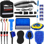 Car Wash Kit with High Power Handheld Vacuum Car Wash Detailing Mop kit by LIANXIN