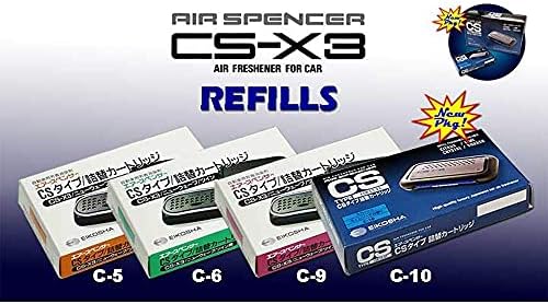 CS-X3 fresh Squash scent 2 Units and 4 Refill Cartridges CSX3 Bundle Car Freshener - Image 7