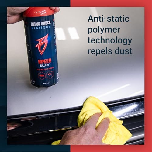 Bling Sauce Speed Sauce, Anti-Static Automotive Quick Detail Spray, 24 oz - Image 5
