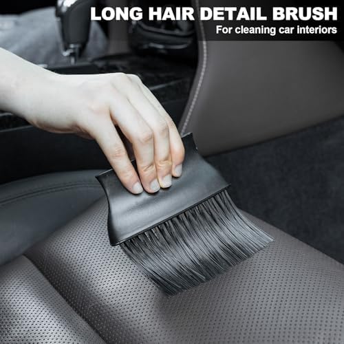 ThinkLearn Car Detailing Kit Brush Set with Cleaning Gel, Car Accessories - Image 6
