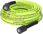 Flexzilla Pressure Washer Replacement Hose, 1/4 in. x 50 ft., 3100 PSI, M22 Fittings, No-Kink, Lightweight, ZillaGreen by Flexzilla
