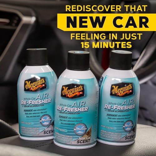 Meguiar’s Whole Car Air Refresher Odor Fighting MIst, New Car Scent, 2 Oz - Image 5